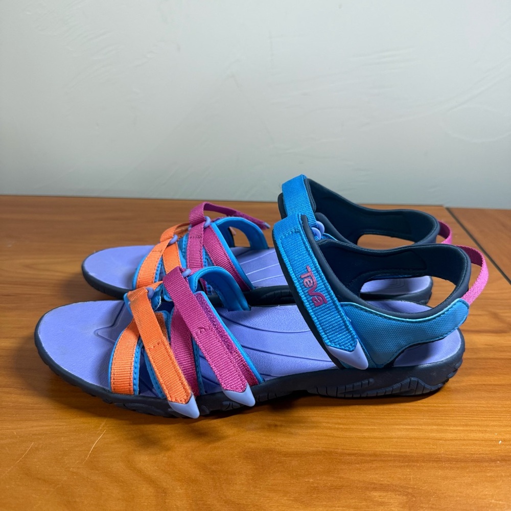 Teva Multicolor Purple Blue Pink Orange Sport Sandals